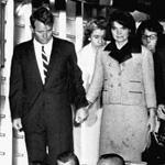 Robert Kennedy and Jacqueline Kennedy watched as President Kennedy’s coffin was placed in an ambulance at Andrews Air Force Base, Md., on Nov. 22, the day he was assassinated.